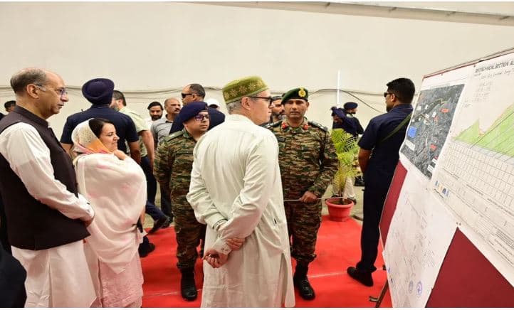Omar Abdullah Reviews Sungal Tunnel Progress; Key Jammu-Poonch Link Nears Completion