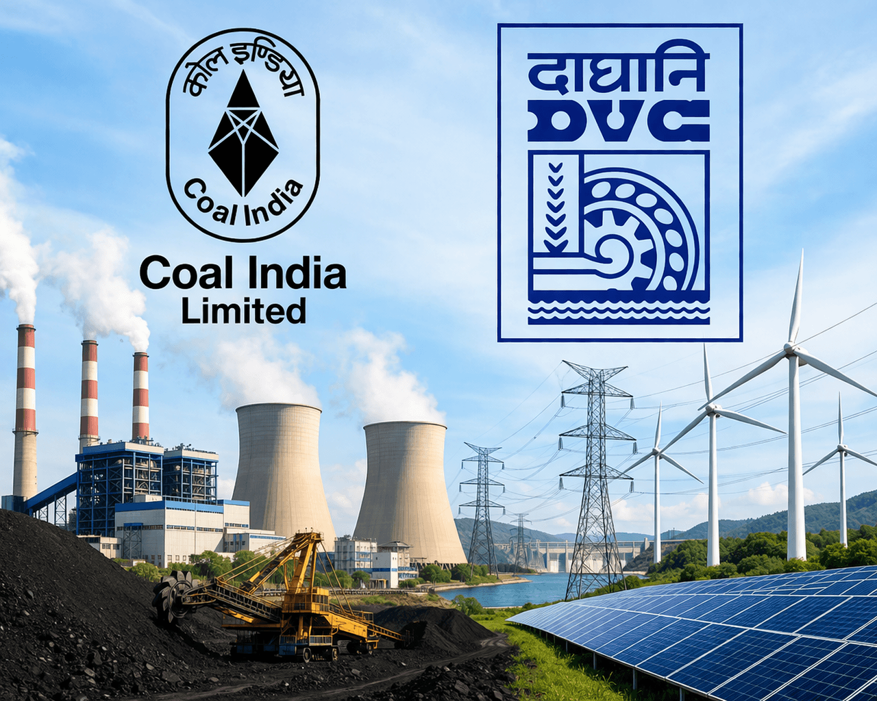 Coal India and Damodar Valley Corporation Form Joint Venture Power Company