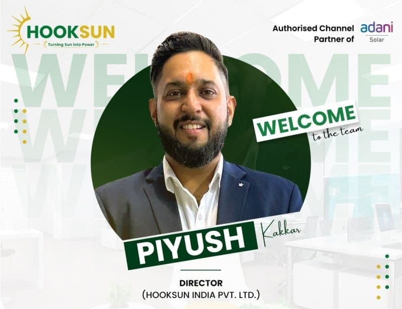 Hooksun India Pvt Ltd Welcomes Piyush Kakkar as Director to Drive Next Phase of Growth
