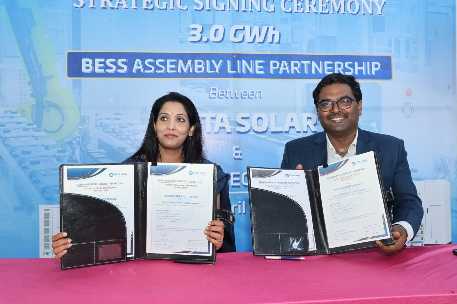 Fest Group Enters BESS Segment, Sets Up 3 GWh Manufacturing Capacity