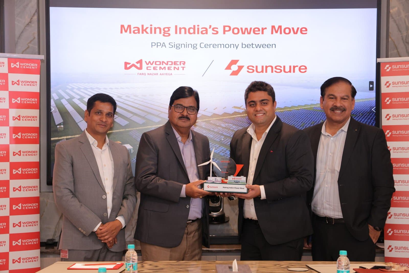 Sunsure Energy Signs Solar Open-Access PPAs with Wonder Cement