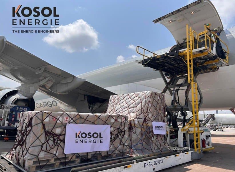 Kosol Energie Executes 100-Ton Solar Cell Airlift, Ensuring On-Time Project Delivery