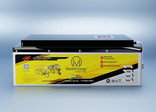 MaxVolt Energy to Launch Advanced L3 LFP Battery for Electric Mobility