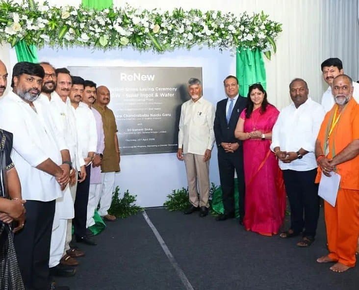 CM Nara Chandrababu Naidu to Lay Foundation Stone for ReNew’s INR 5,400 cr Solar Manufacturing Facility in Vizag
