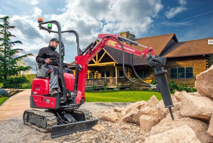 Yanmar Launches SV10 Compact Mini Excavator for Tight-Space Applications