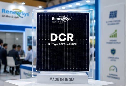 RenewSys India’s N-Type TOPCon Solar PV Cells Added to MNRE’s ALMM List-II
