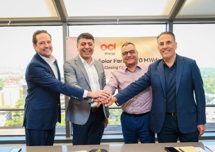OCI Energy and Arava Power execute MIPA for 670 MWdc La Salle Solar in Texas