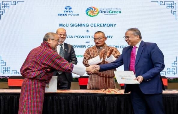 Tata Power and Druk Green Power Corporation Sign MoU to Build Skill Development Ecosystem for the Development of 5,000 MW Clean Energy Capacity