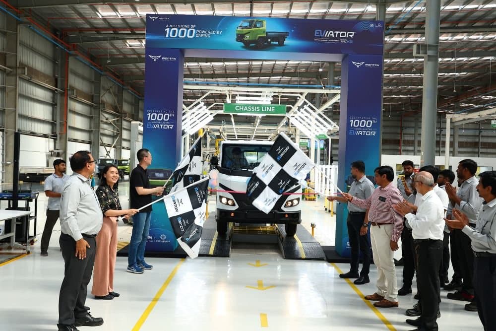 Montra Electric Rolls Out 1,000th EVIATOR, Accelerates Scale in Electric Cargo Mobility