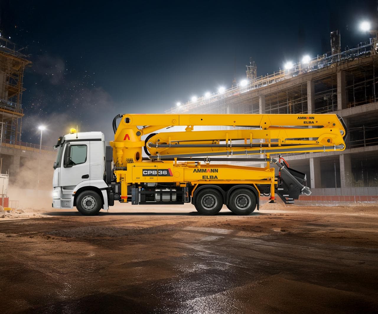 Ammann India Launches CPB36 Concrete Boom Pump Under Ammann Elba Brand